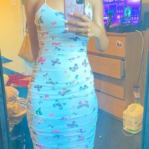 Knee Length Ruffled Rue21 Dress.